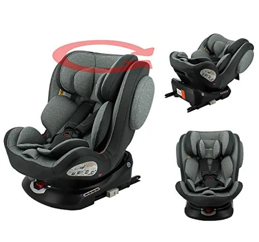 Nania ENO 360° girevole gruppo seggiolino auto isofix 0+/1/2/3 (0-36kg) - Ritorno alla str...