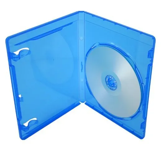 Blu-Ray 11 mm Storage Cases for single (1) Disc with logo (confezione da 100) di marca Dra...