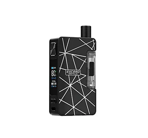 Kit originale EXCEED Grip Plus Pod Kit 80W sigaretta elettronica Vape 2.6ml Cartuccia EZ E...