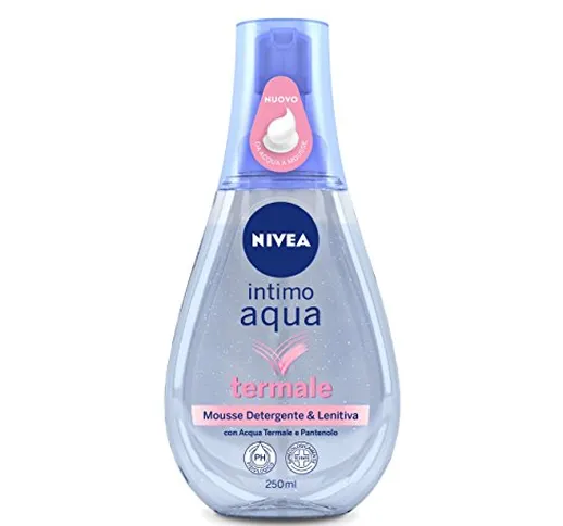 Nivea Intimo Aqua Termale Mousse Detergente e Idratante, 250 ml
