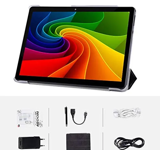 Tablet Android 9.0 3G, 4 GB + 64 GB, tablet Android con schermo IPS HD da 10,0 pollici, 2...