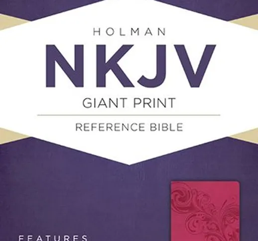 The Holy Bible: New King James Version, Pink, Leathertouch, Holman Reference Bible