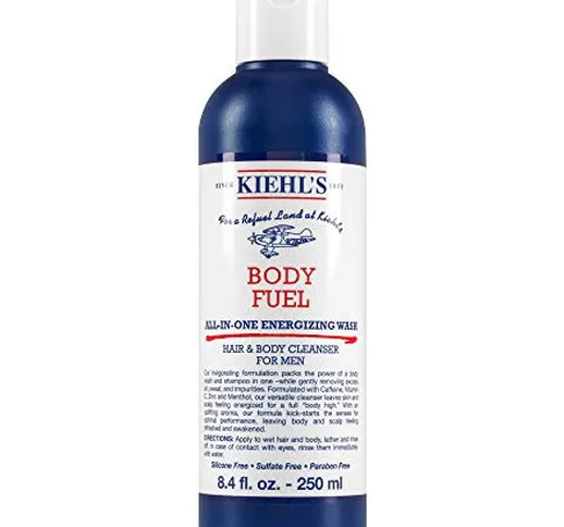 Body Fuel All-In-One Energizing Wash Hair & Body Cleanser for Men - 250ml/8.4oz