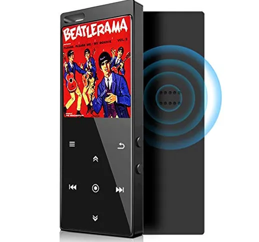 16GB Lettore MP3, Bluetooth 4.2, Altoparlanti Integrati, Lettore Musicale, Digitale Portat...