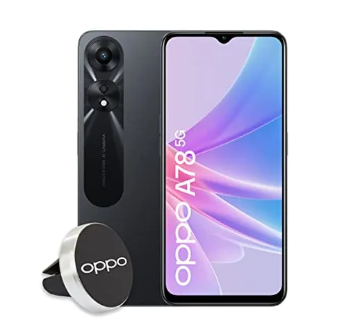 OPPO A78 5G Smartphone AI Doppia fotocamera 50+2MP, display 6.56” LCD HD+, batteria 5000mA...