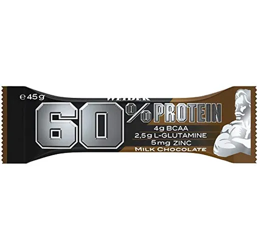 60% PROTEIN BAR [24 BARRETTE DA 45 G] - WEIDER (CIOCCOLATO AL LATTE)