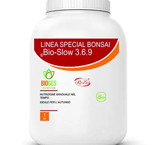 Bio-Slow 3.6.9 da 1 kg – Concime Biologico per Bonsai