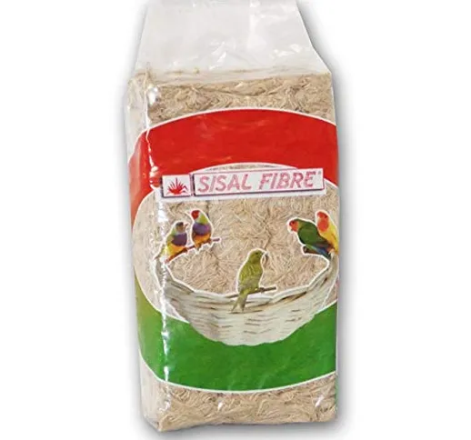 sisal fibre Fibra Juta 1 kg per Nido Uccelli canarini esotici per l'imbottitura dei nidi d...