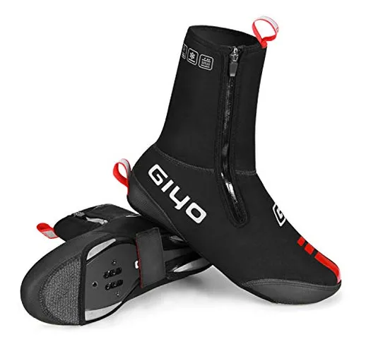 GIYO Copriscarpe Termico da Ciclismo Invernale Impermeabile Bicicletta Scarpe Protettore d...