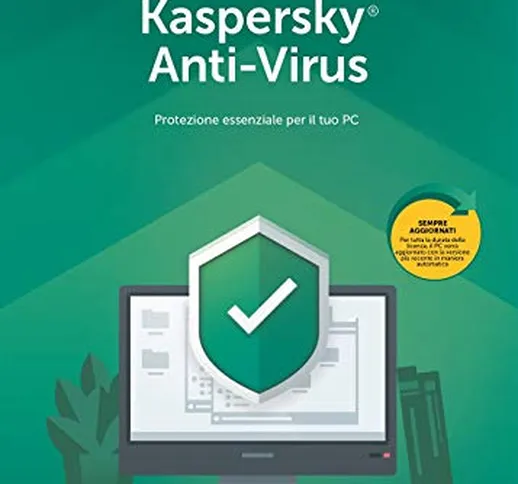 Kaspersky Anti Virus 2019 | 3 Dispositivi | 1 Anno