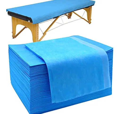 Xiaozhifu 100 lenzuoli usa e getta, per massaggio, per lettini massaggianti, monouso, per...