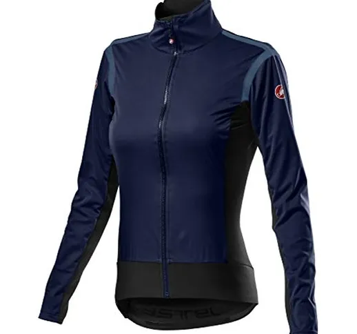 castelli Alpha Ros 2 W Light Jacket, Giacca Sportiva Donna, Savile Blue, M