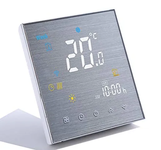 Termostato WiFi regolatore di temperatura per riscaldamento a pavimento elettrico lavoro c...