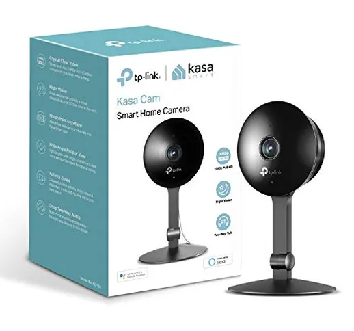 Kasa Cam by TP-Link – Telecamera WiFi per casa, telecamera interna, funziona con Alexa e G...