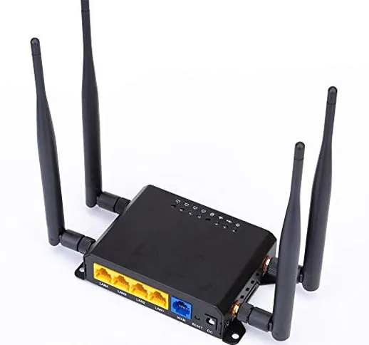 Router 300Mbps Wireless Supporto 4G LTE APERTO WRT intelligente CPE Router WiFi Sim Card W...
