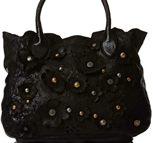 Caterina Lucchi L000160nd - Borsa Donna, Nero, 16x28x37 cm (B x H T)