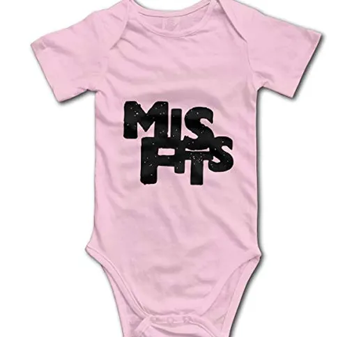 WlQshop Body Neonato,Tute da Bambino Bodysuit Infant Misfits Logo Pagliaccetto Tuta Tutina...