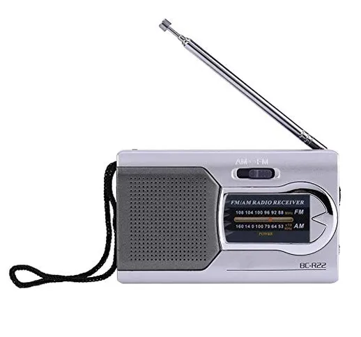 Yosoo Health Gear Mini Radio AM/FM, Ricevitore per Altoparlanti Stereo Portatili universal...