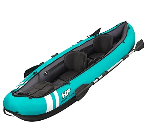 Bestway 65052 | Hydro-Force - kayak Gonfiabile Ventura, 2 Posti, 330X94 cm, Pagaie E Pompa...