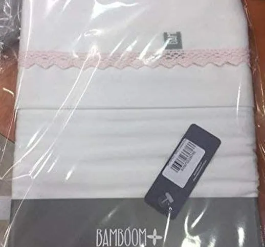 Bamboom 104-065-004 Bedsheet Mini Completo Lenzuola Culla, Rosa