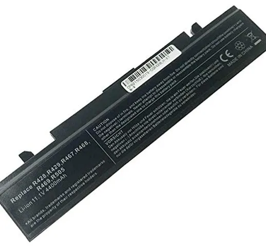 ZJS Batteria di ricambio per Samsung AA-PB9NC6B AA-PB9NS6W AA-PB9MC6W R428 R430 R439 R440...
