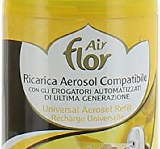 AIR FLOR 6 PZ Deo Ricarica 250 ML Vaniglia [ Totale 1,5 LT ]