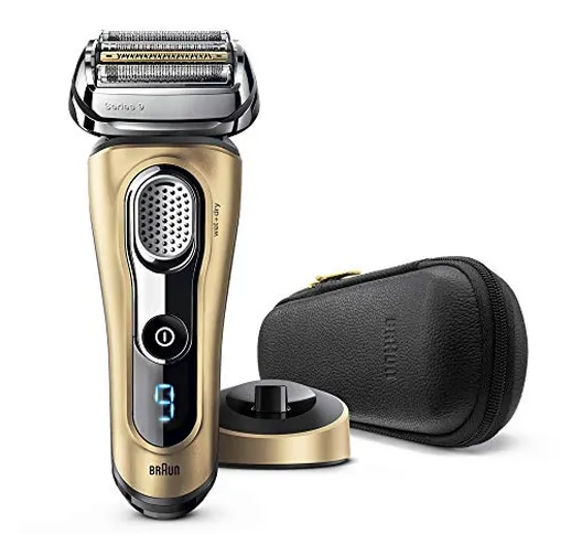 Braun Series 9 9299s Rasoio da Barba Elettrico Uomo, Wet & Dry, Ricaricabile e senza Fili...