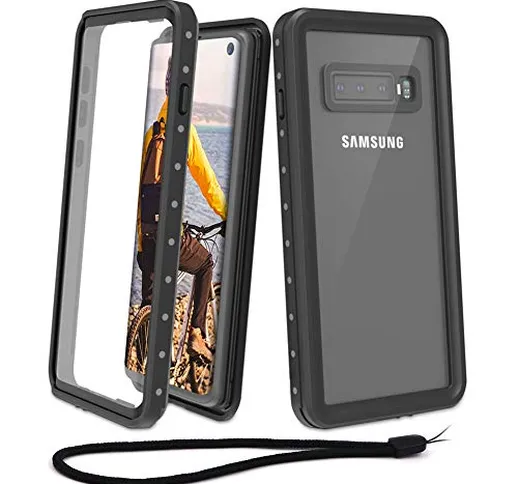 Beeasy Cover Samsung S10 IP68 Impermeabile, Custodia S10 Subacquea Protettiva Antiurto, 36...