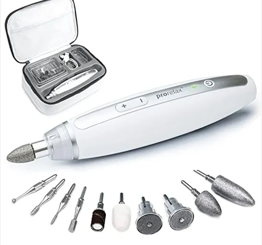 prorelax Manicure Pedicure Set Premium, Set Professionale per la Cura di Mani e Piedi con...