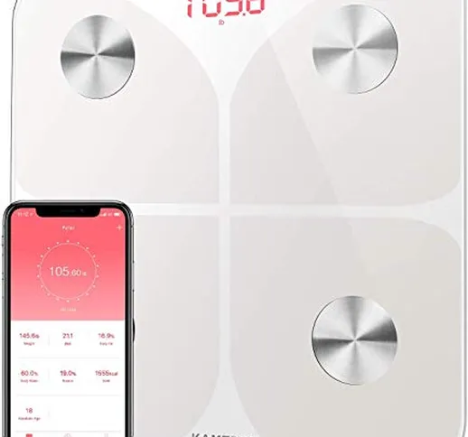 Bilancia Pesa Persona Digitale Bilancia Pesapersone Impedenziometrica Senza Fili Intellige...
