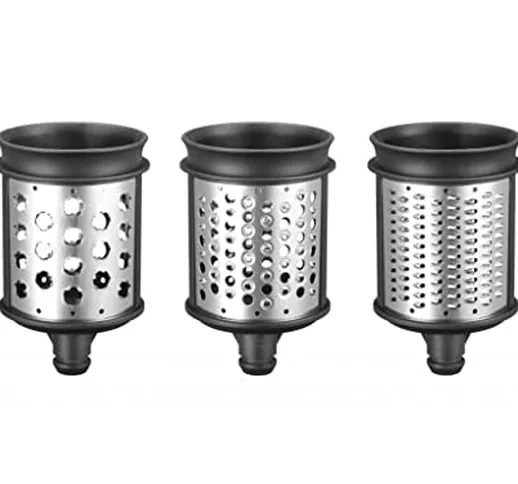 KitchenAid 5KSMEMVSC Set di 3 cilindri opzionali per Accessorio grattugia a cilindri 5KSMV...