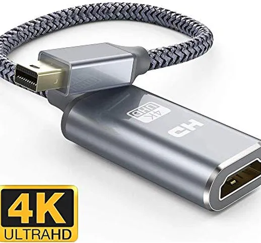 Adattatore Mini DisplayPort a HDMI 4K, Snowkids Adattatore Mini DP a HDMI (Thunderbolt a H...