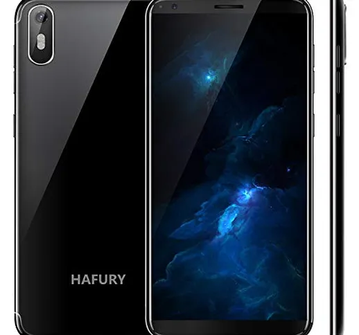 Hafury A7(2019) Android 9.0 Smartphone da 5.5'' Display (18:9), Triplo Slots (2 Nano SIM+1...
