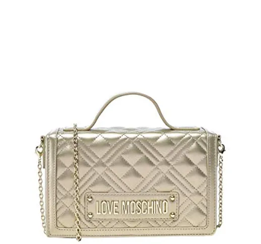 Love Moschino JC4305PP0BKA0, BORSA A SPALLA Donna, ORO, Normale