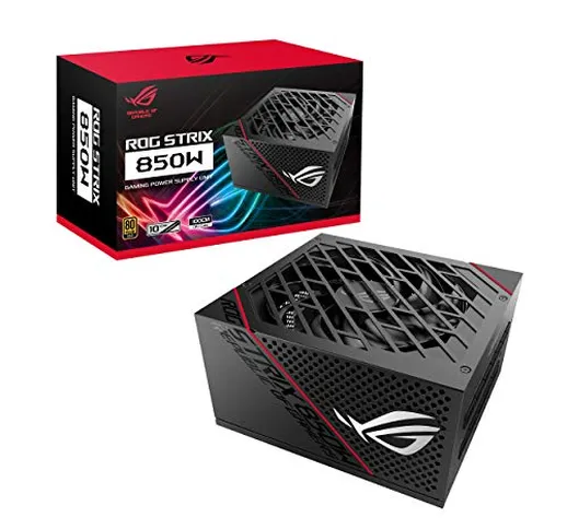 ASUS ROG Strix 850W Gold Alimentatore PC Modulare, 80Plus Gold, ATX12V, Dissipatori ROG He...