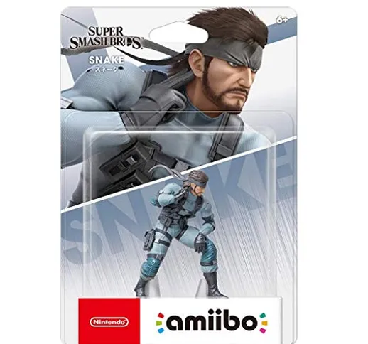 CQ Super Smash Bros. Amiibo: Snake Figurine!Super Smash Bros. Action Figure della Serie di...
