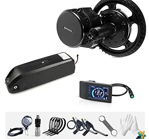 Bafang Kit di conversione eBike Kit motore centrale 750W 48V per bici da pendolarismo su s...