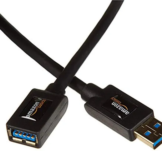 AmazonBasics - Cavo prolunga USB 3.0 A maschio/A femmina (2 m)
