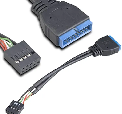 Akasa ADAPTADOR PLACA Base USB 3.0 - USB 2.0, Cable 10CM