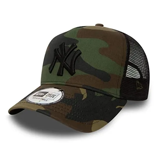 New Era Clean Trucker York Yankees Snapback cap, Uomo, Black, OSFA (55.8 cm - 60.6 cm)