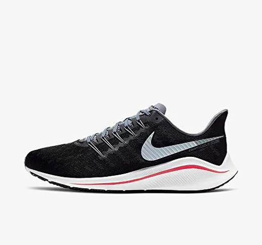 Nike Air Zoom Vomero 14, Scarpe da Atletica Leggera Uomo, Multicolore (Black/Bright Crimso...