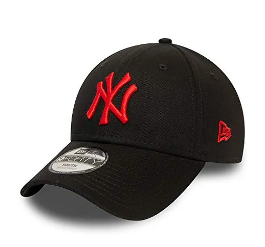 New Era York Yankees 9forty Adjustable Kids cap League Essential Black/Red - Youth