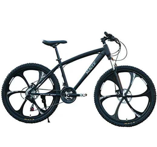 Bike 26 Pollici Mountain MTB per Adulti Bicicletta Bici 6 Cutter 21 velocità Freno a Doppi...