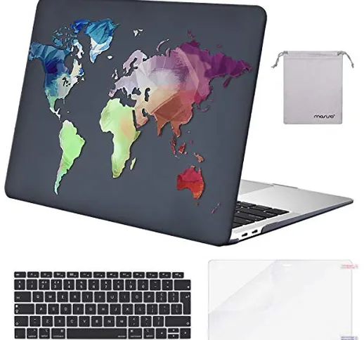 MOSISO MacBook Air 13 Pollici 2020-2018 A2179 A1932, Custodia Rigida in Plastica&Tastiera...