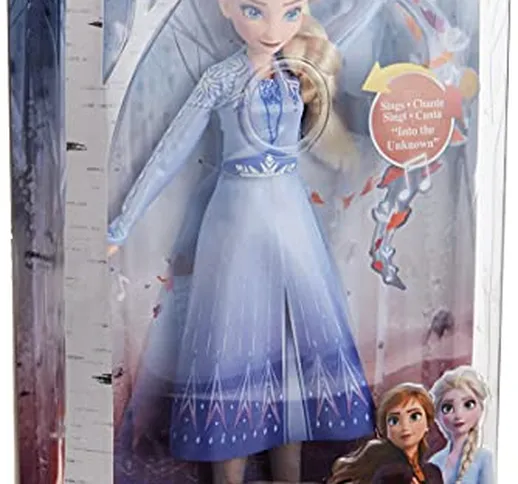 Disney Frozen 2 Bambola che canta, personaggio Elsa (versione inglese)