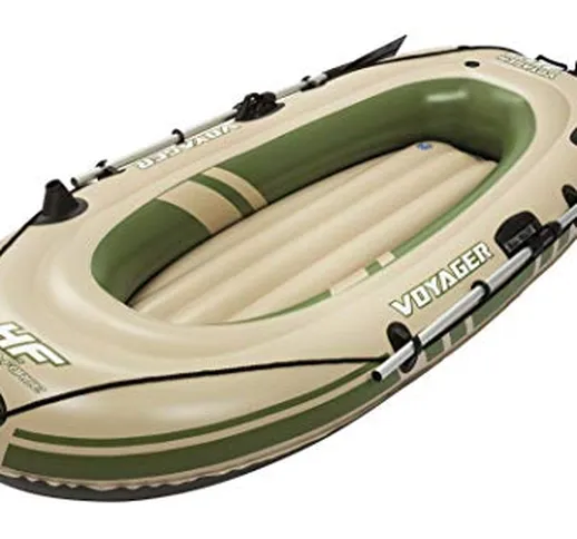 Bestway 65051 | Hydro-Force - Kayak Gonfiabile da Pesca Voyager 300, 243x102 cm, 2 Posti