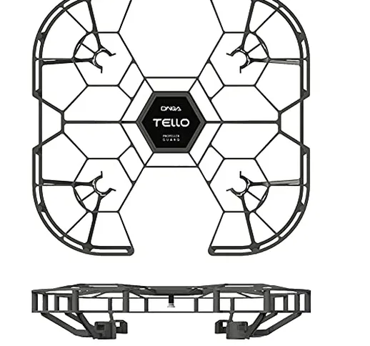 PROGROCAM - Protezione elica per drone DJI Tello Drone, elica, protezione quadrata a 360°,...