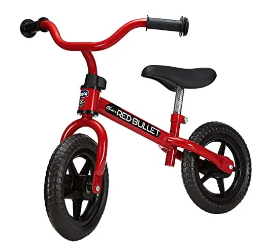 Chicco Red Bullet Bicicletta Bambini Senza Pedali 2-5 Anni, Bici Senza Pedali Balance Bike...