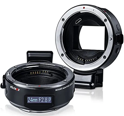 VILTROX EF-E5 OLED Auto Focus Lens Mount Adattatore Compatibile per Canon EF/EF-S Series L...