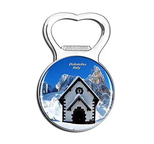 Weekino Chiesa delle Dolomiti Italia Calamità da frigo Apri Bottiglia Birra Viaggio Souven...